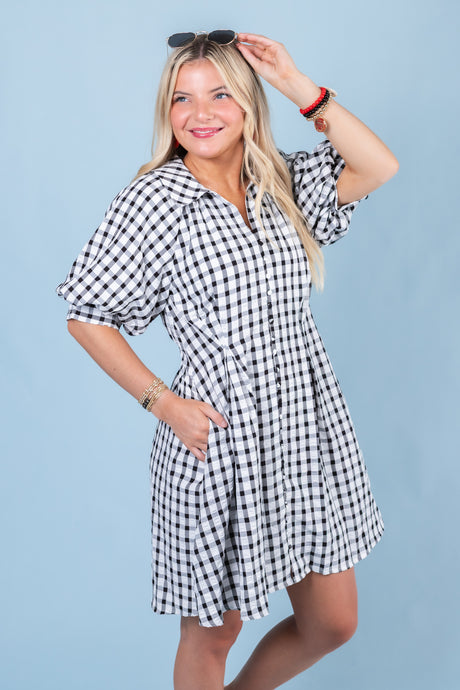 The Gingham Mini Dress