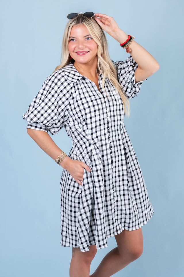 The Gingham Mini Dress