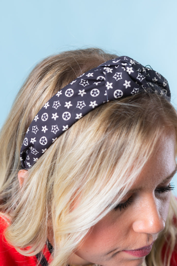 Flower Print Headband