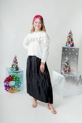 The Abigail Pleated Midi Skirt (Final Sale)
