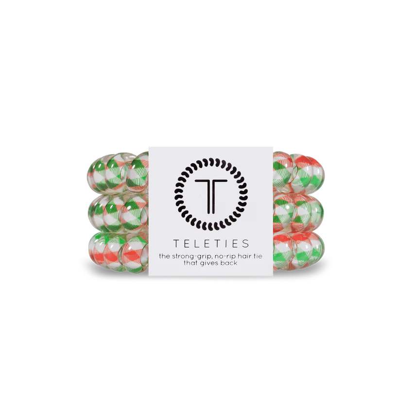 Teleties | Holiday Hoopla - Large Spiral Hair Ties
