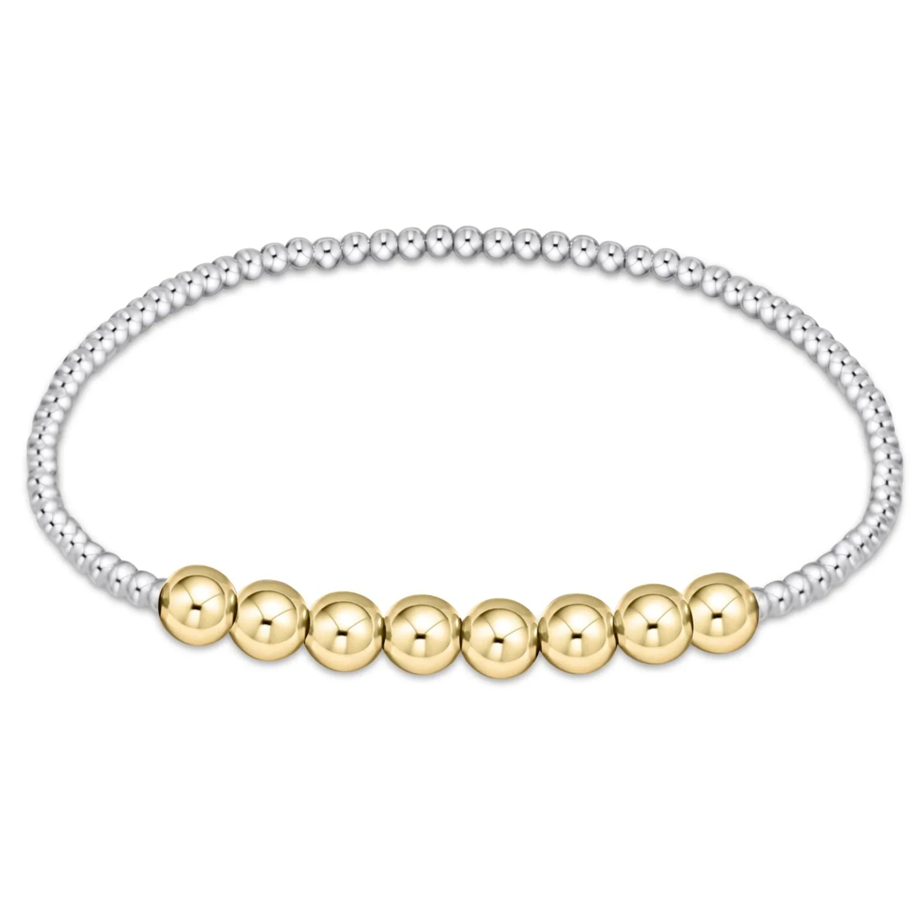 Enewton | Classic Beaded Bliss 2.5mm Bead Bracelet - Mixed Metal