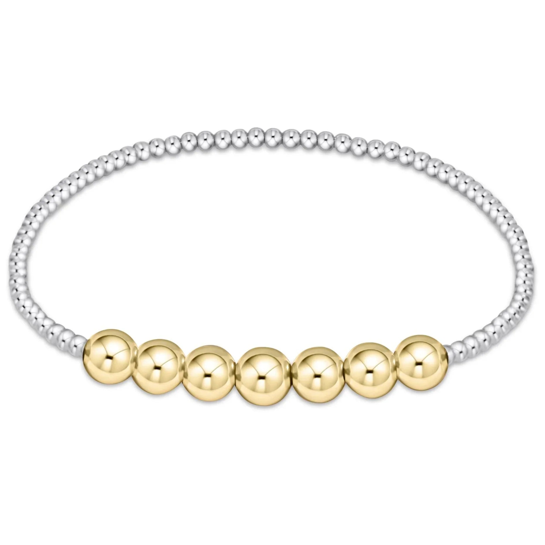 Enewton| Classic Beaded Bliss 2mm Bead Bracelet - 6mm - Mixed Metal