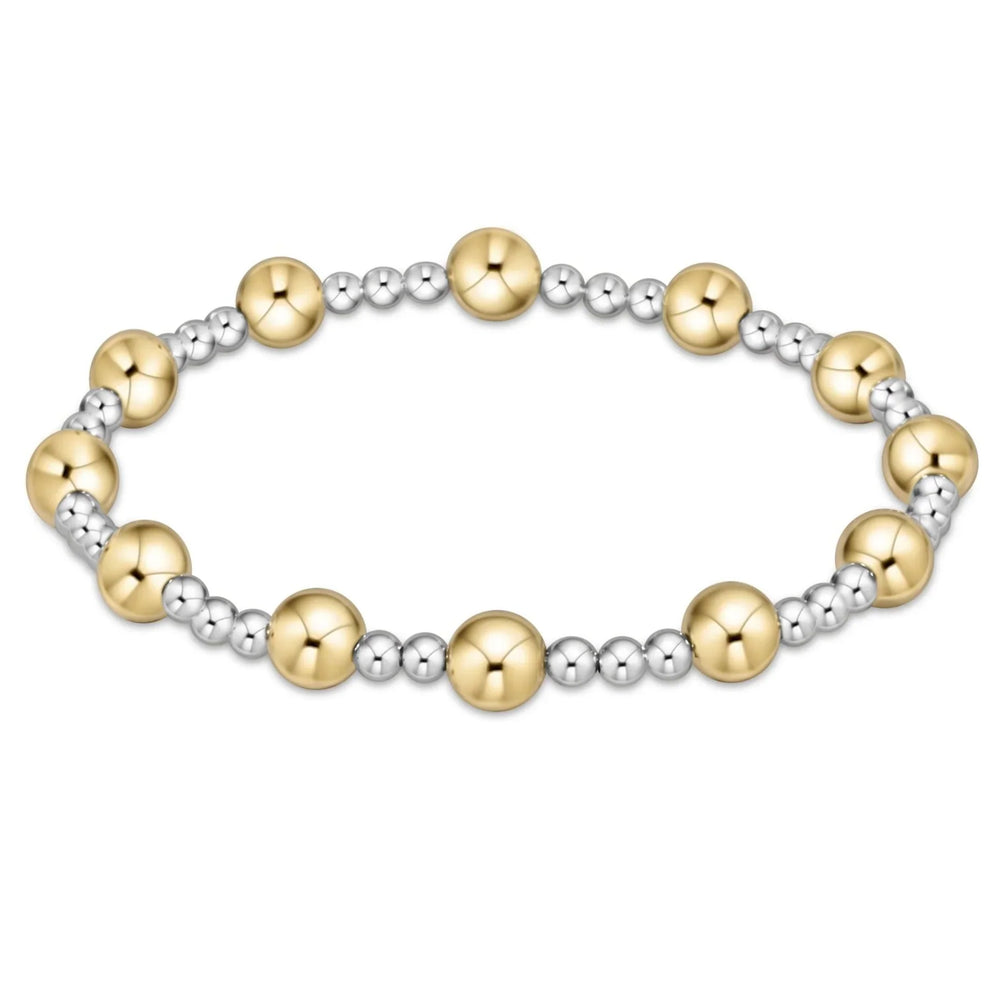 Classic Sincerity Pattern 6mm Bead Bracelet