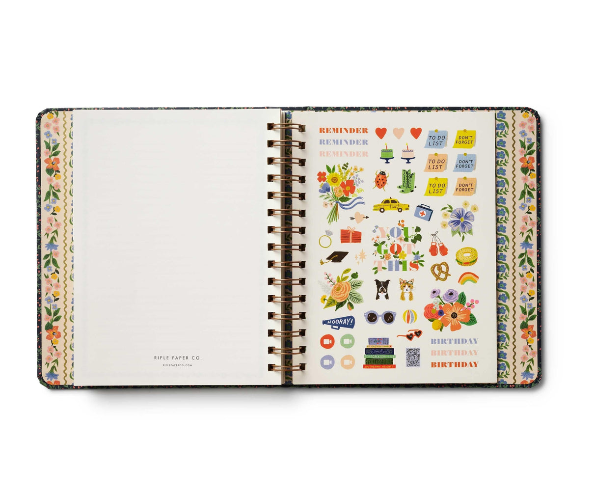 Rifle Paper Co. | 2025-2026 Wildwood 17-Month Academic Covered Spiral Planner