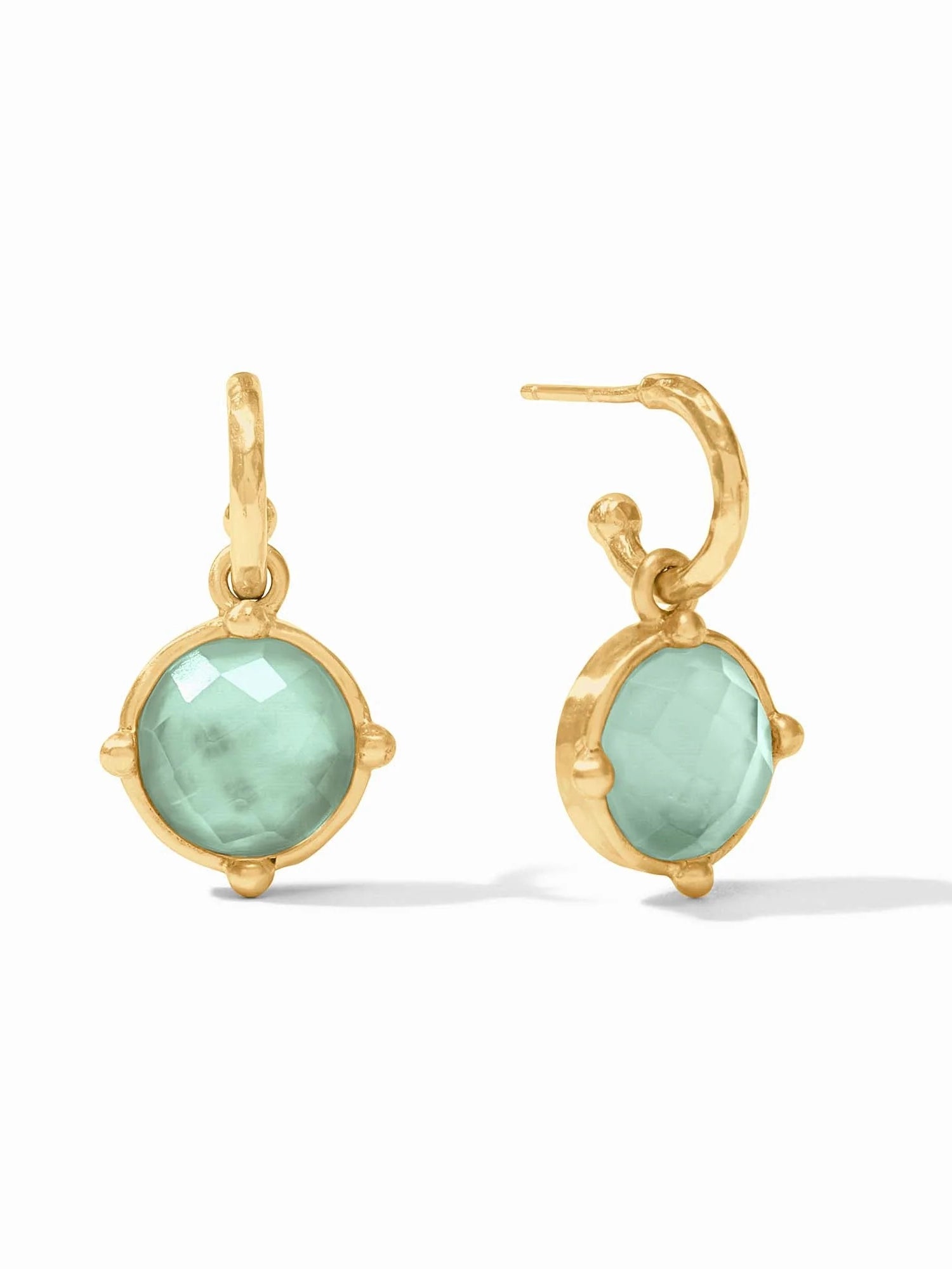 Julie Vos | Honeybee Hoop & Charm Earring- Gold