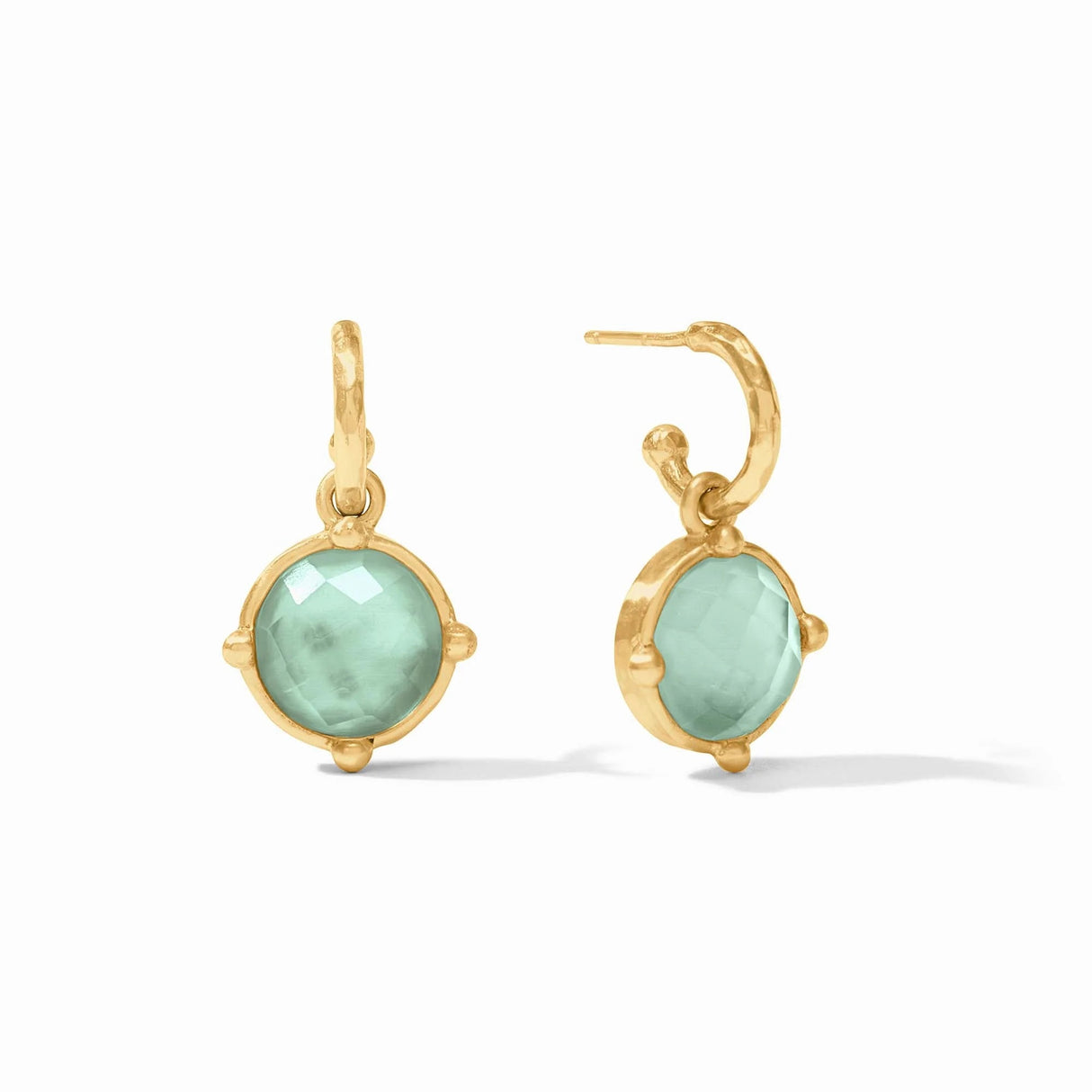 Julie Vos | Honeybee Hoop & Charm Earring- Gold
