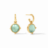 Julie Vos | Honeybee Hoop & Charm Earring- Gold