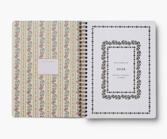 Rifle Paper Co. | 2026 Dahlia 12-Month Softcover Spiral Planner