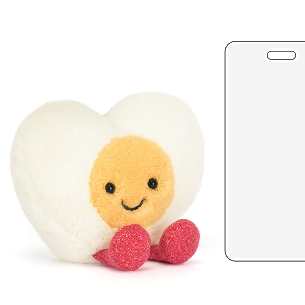JellyCat | Amuseables Heart Boiled Egg
