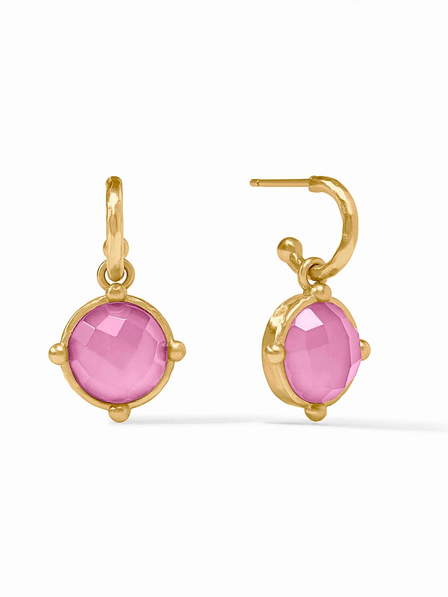 Julie Vos | Honeybee Hoop & Charm Earring- Gold