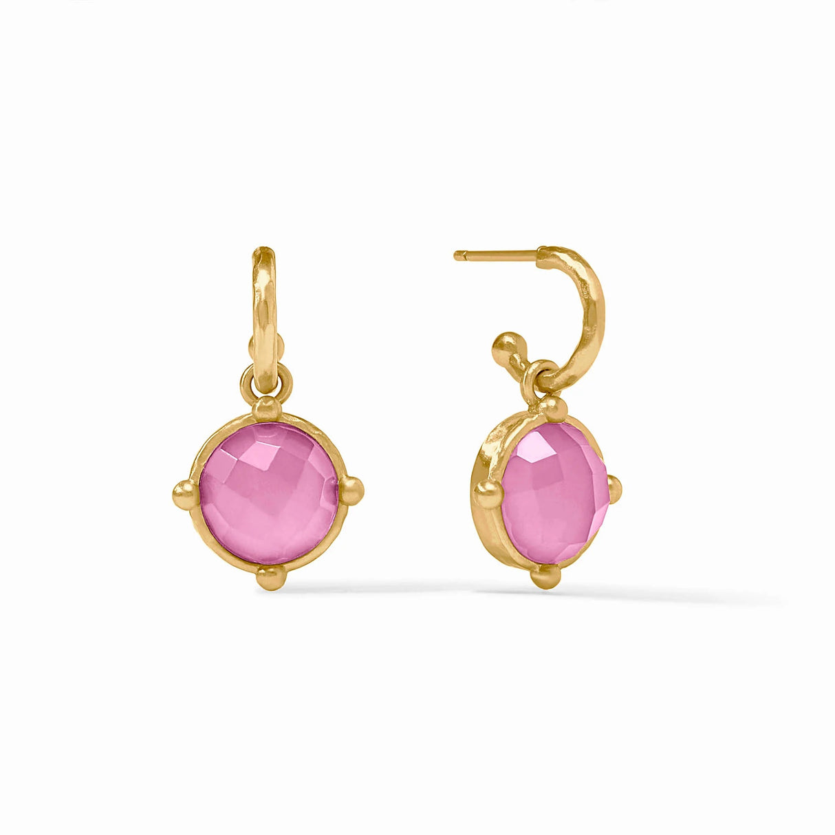 Julie Vos | Honeybee Hoop & Charm Earring- Gold