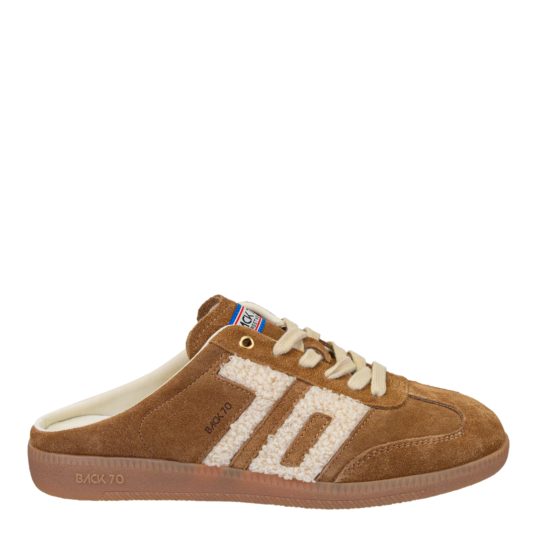 Back70 | Easter Backless Sneakers in Tobacco
