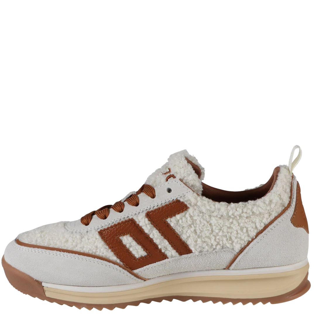 Back 70 | Jogger FT Sneakers in Milk Ice Cuoio