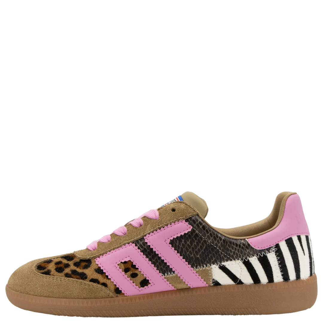 Back 70 | Squid Sneakers in Leopard Zebra Fuxia
