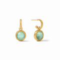 Julie Vos | Fleur-de-Lis Hoop & Charm Earring
