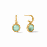 Julie Vos | Fleur-de-Lis Hoop & Charm Earring