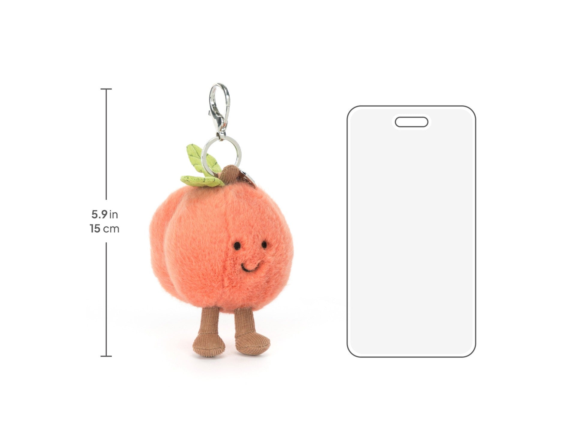 Jellycat | Amuseables Peach Bag Charm
