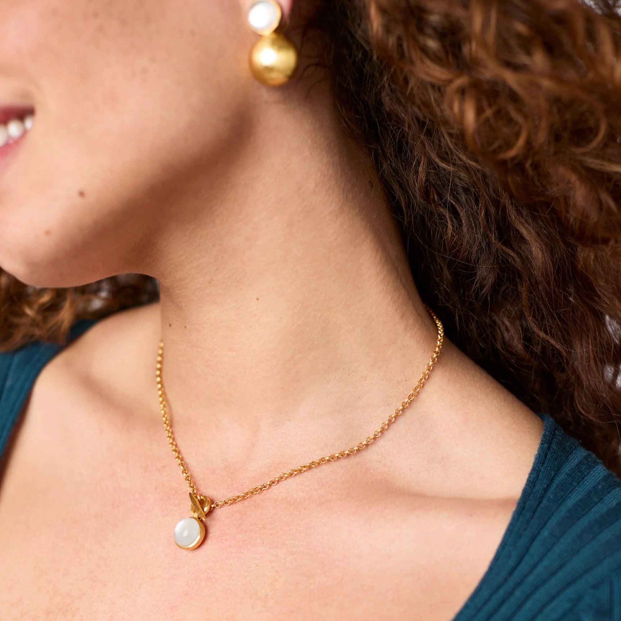 Julie Vos | Solara Solitaire Necklace