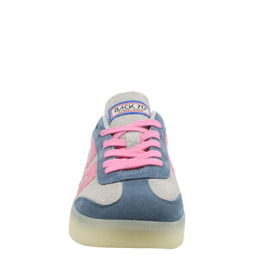 Back 70 | Boston LS Sneakers in Grey Jeans Pink