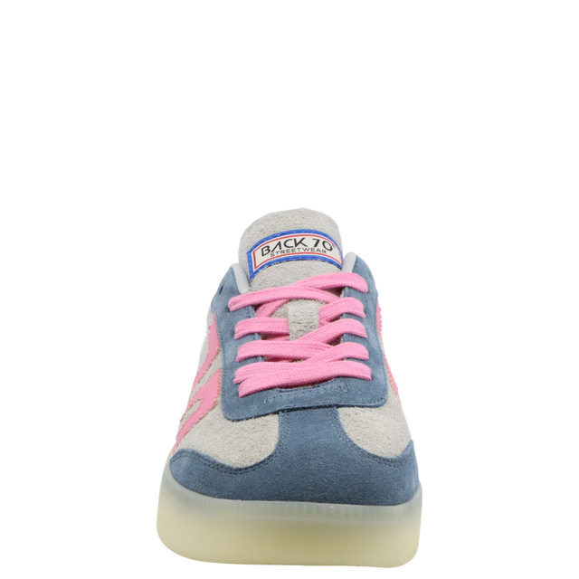 Back 70 | Boston LS Sneakers in Grey Jeans Pink