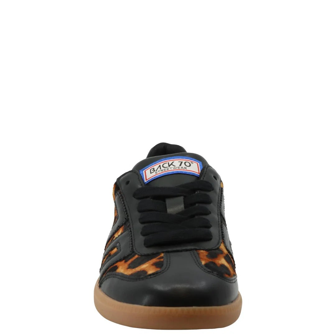 Back 70 | Cloud P Sneakers in Leopard Black