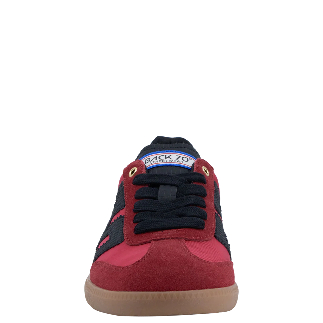 Back 70 | Ghost Sneakers in Red Black