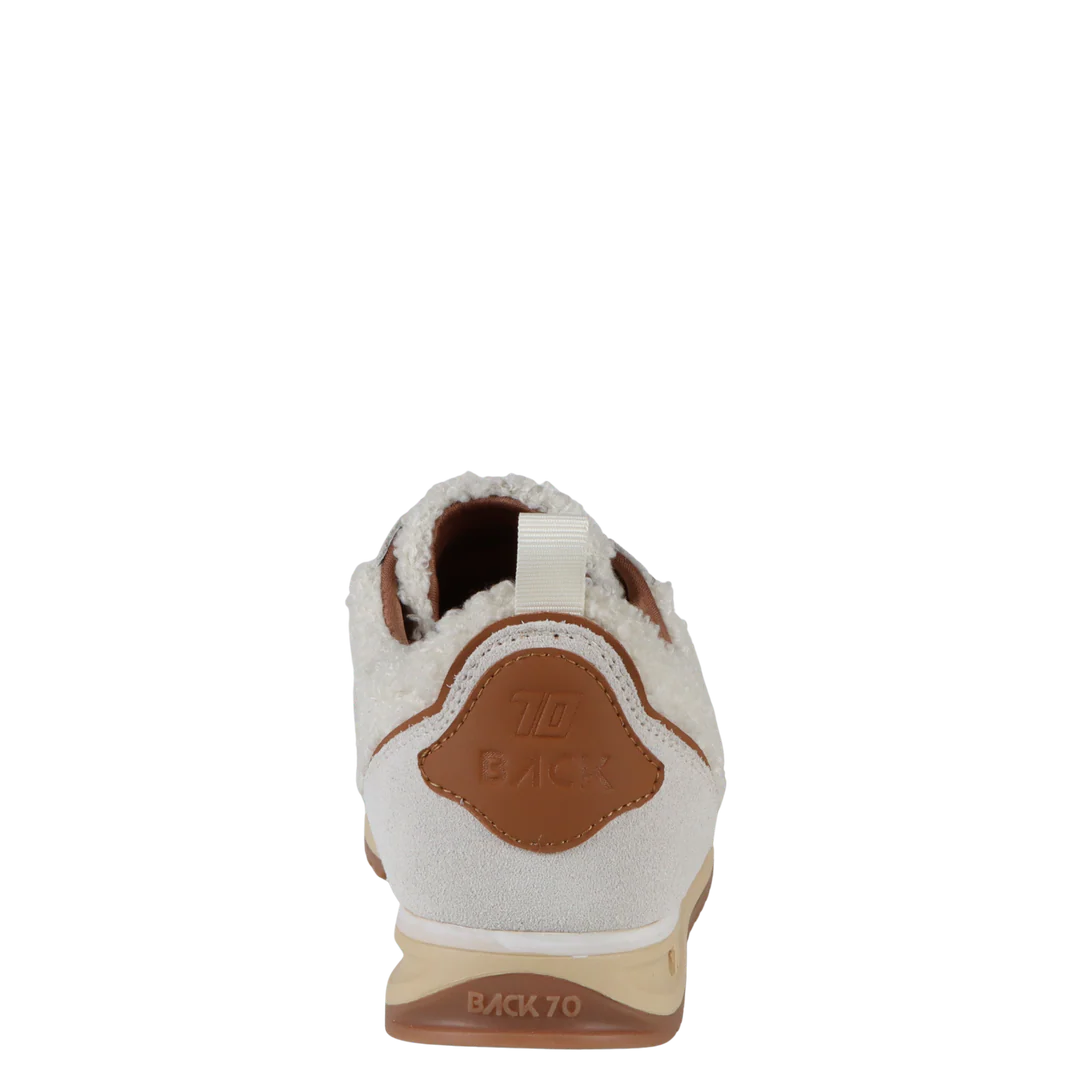 Back 70 | Jogger FT Sneakers in Milk Ice Cuoio