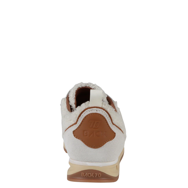 Back 70 | Jogger FT Sneakers in Milk Ice Cuoio