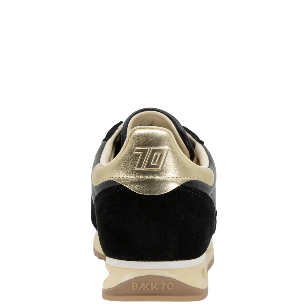 Back 70 | Jogger N Sneakers in Black Gold