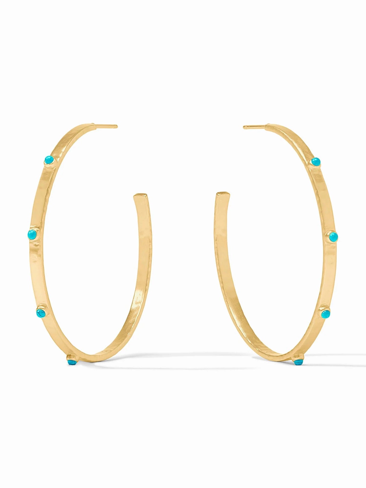 Julie Vos | Crescent Stone Hoop