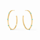 Julie Vos | Crescent Stone Hoop
