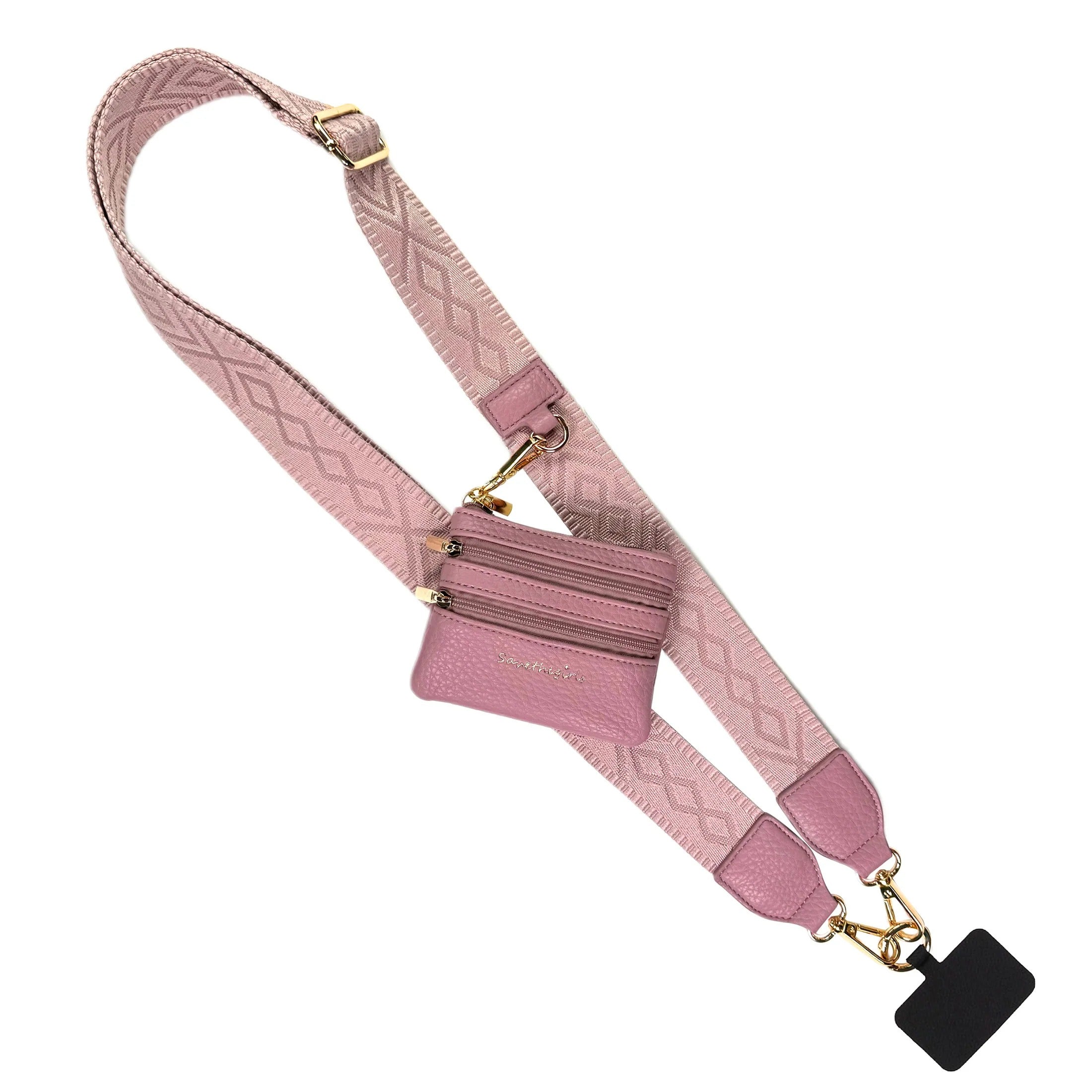 Save The Girls | Clip & Go Strap w/Zippered Pouch Classic