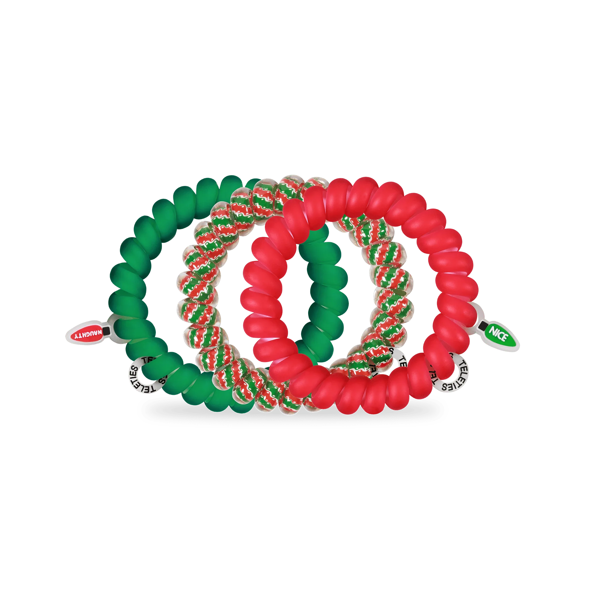 Teleties | Naughty or Nice Large Hair Ties