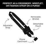 Save The Girls | Clip & Go Strap with Pouch - Solid Collection