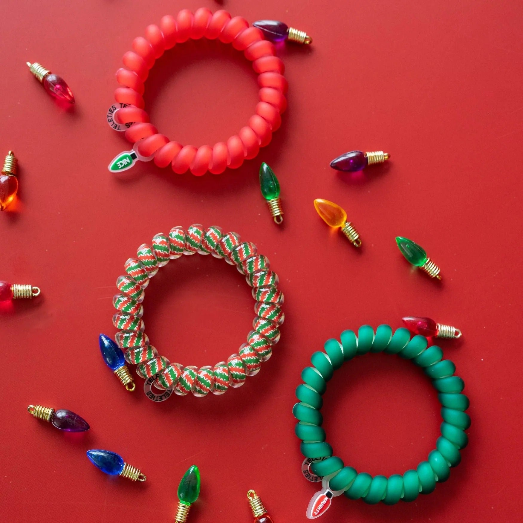 Teleties | Naughty or Nice Large Hair Ties