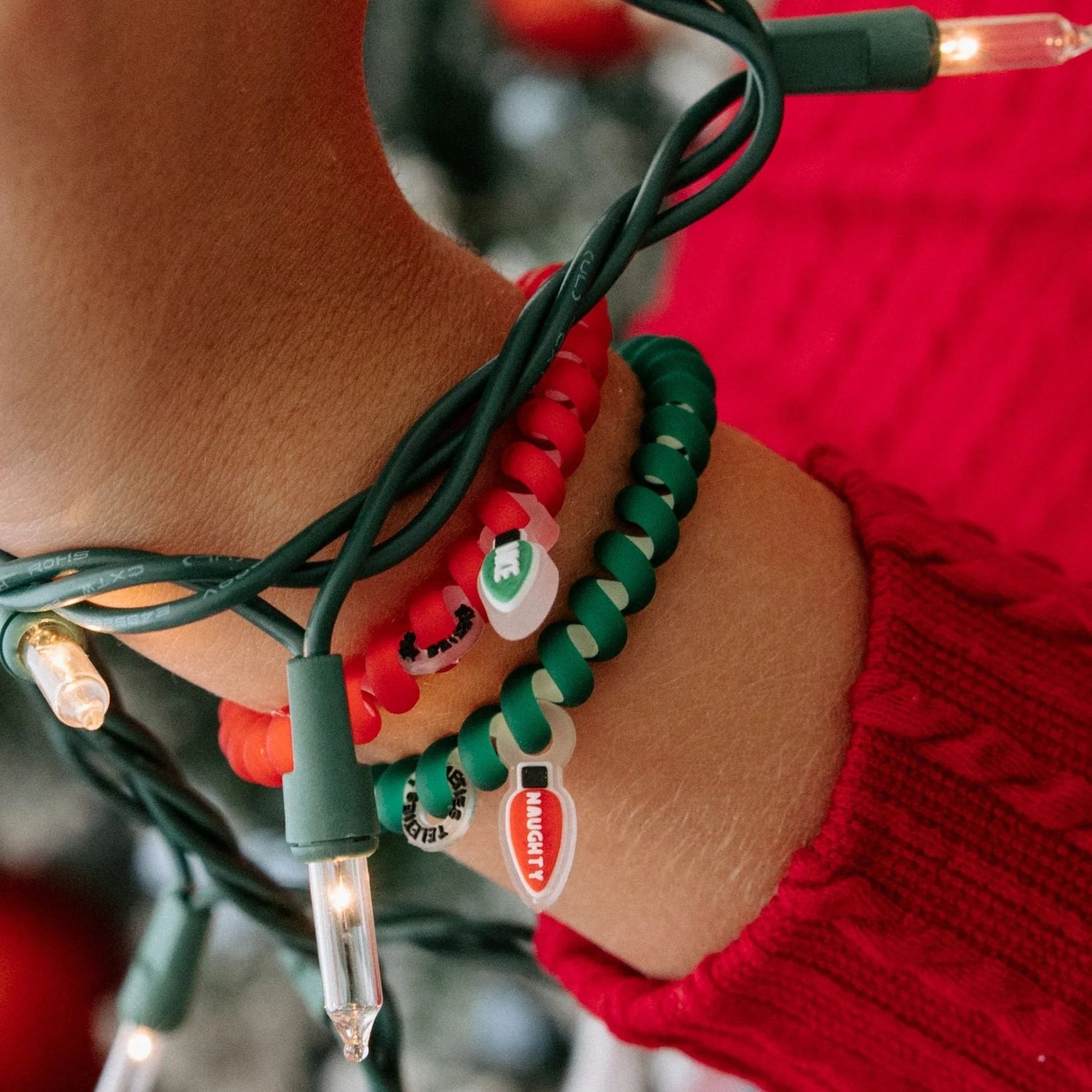 Teleties | Naughty or Nice Small Hair Ties
