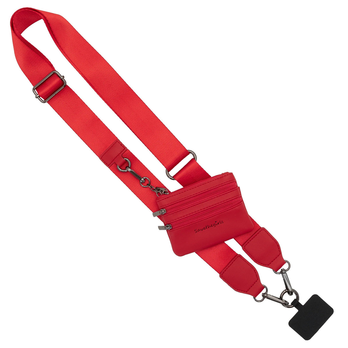 Save The Girls | Clip & Go Strap with Pouch - Solid Collection
