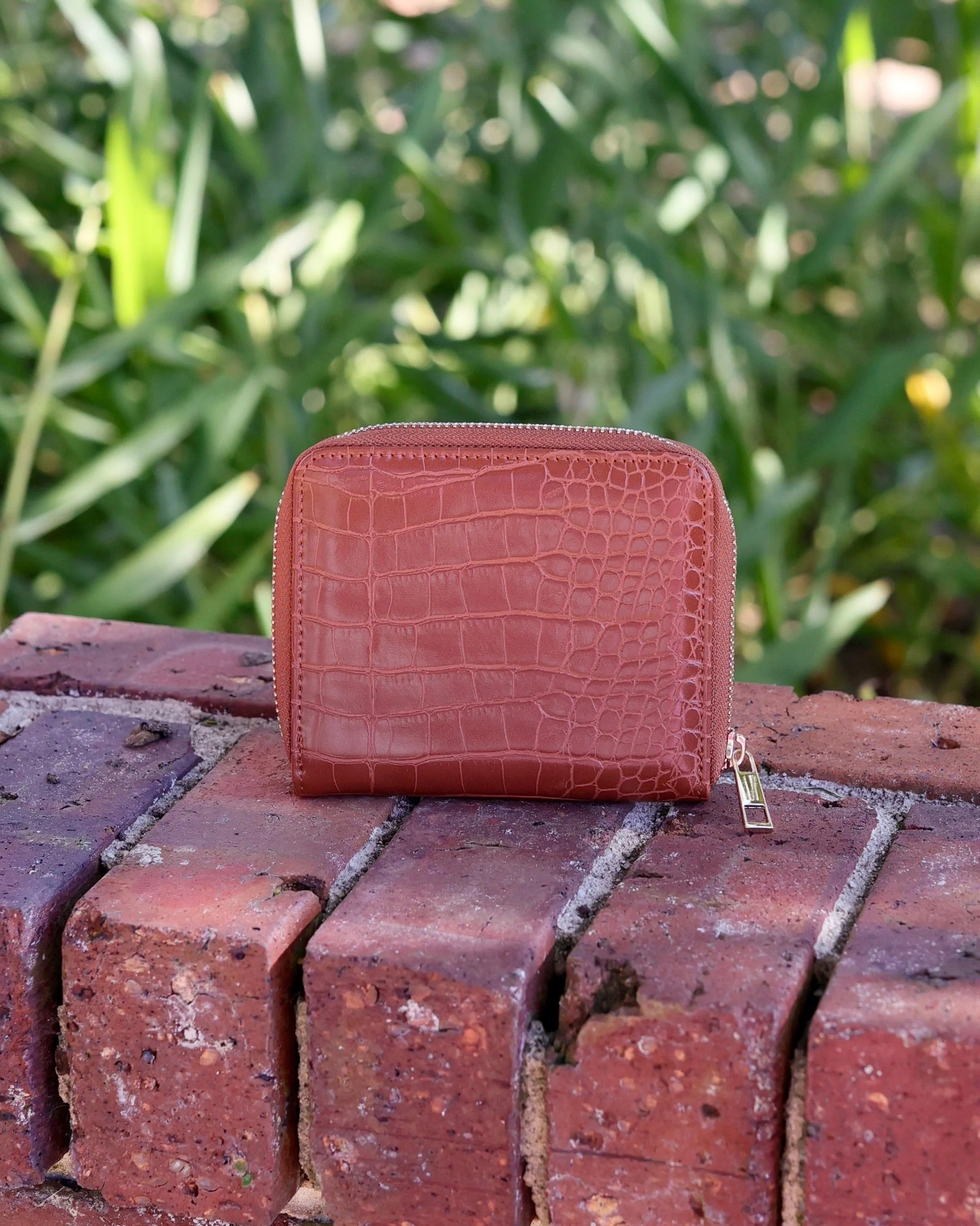 Caroline Hill | Blakely Wallet- Saddle EC