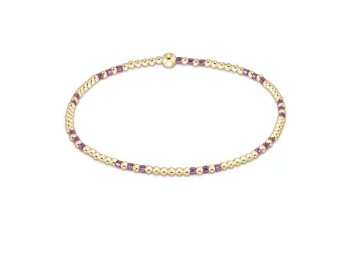 Enewton | Hope Joy Pattern 2mm Bead Bracelet- Pink Metallic
