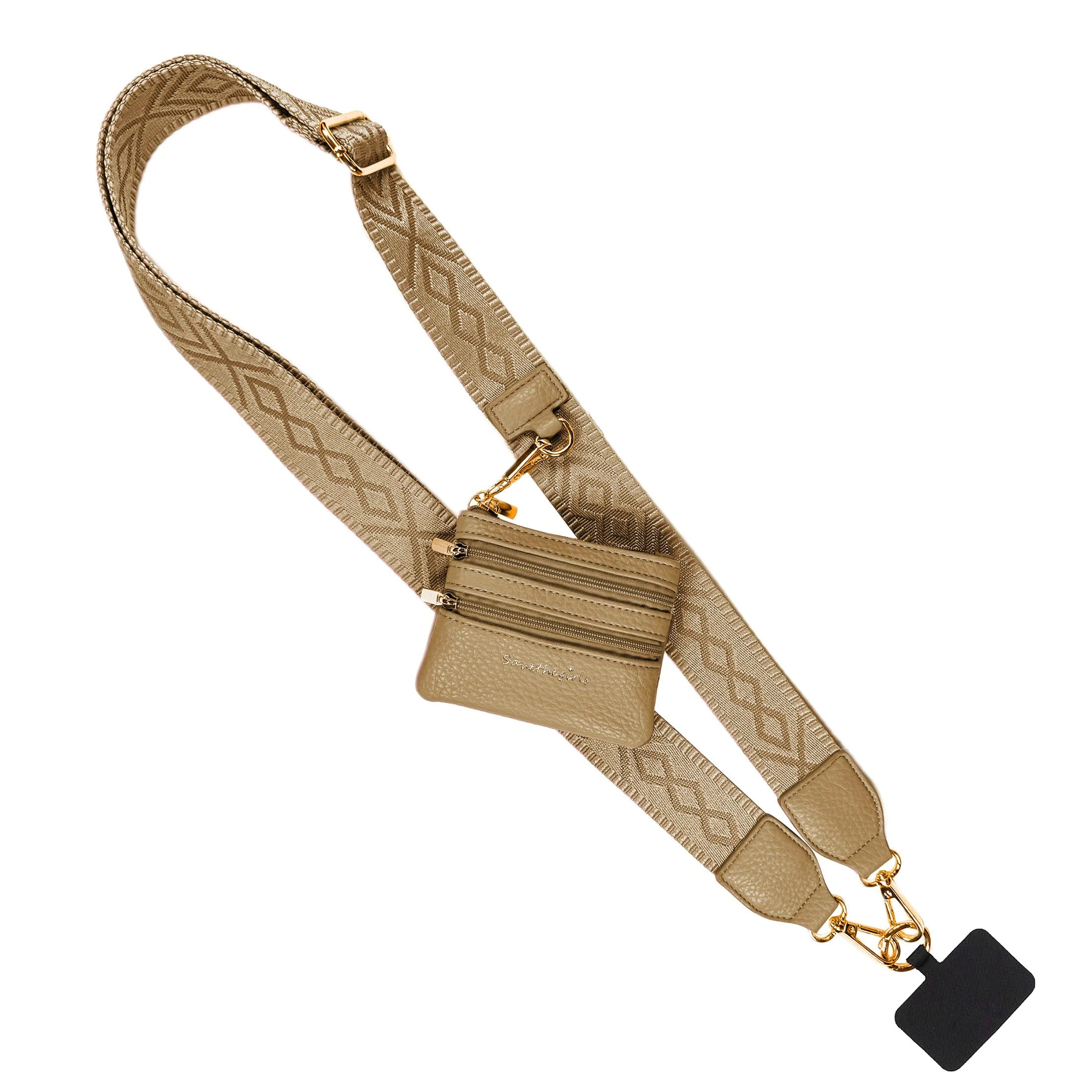 Save The Girls | Clip & Go Strap w/Zippered Pouch Classic