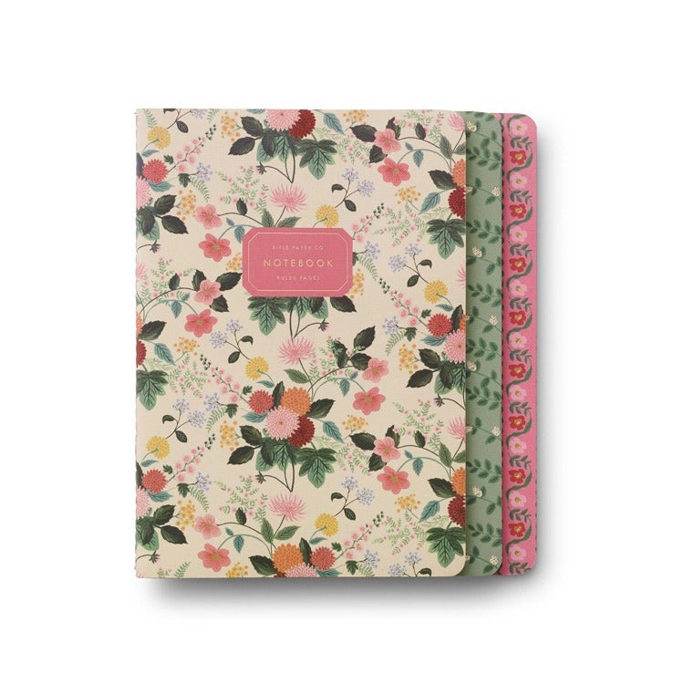 Rifle Paper Co. | Dahlia Stitched Notebook Set