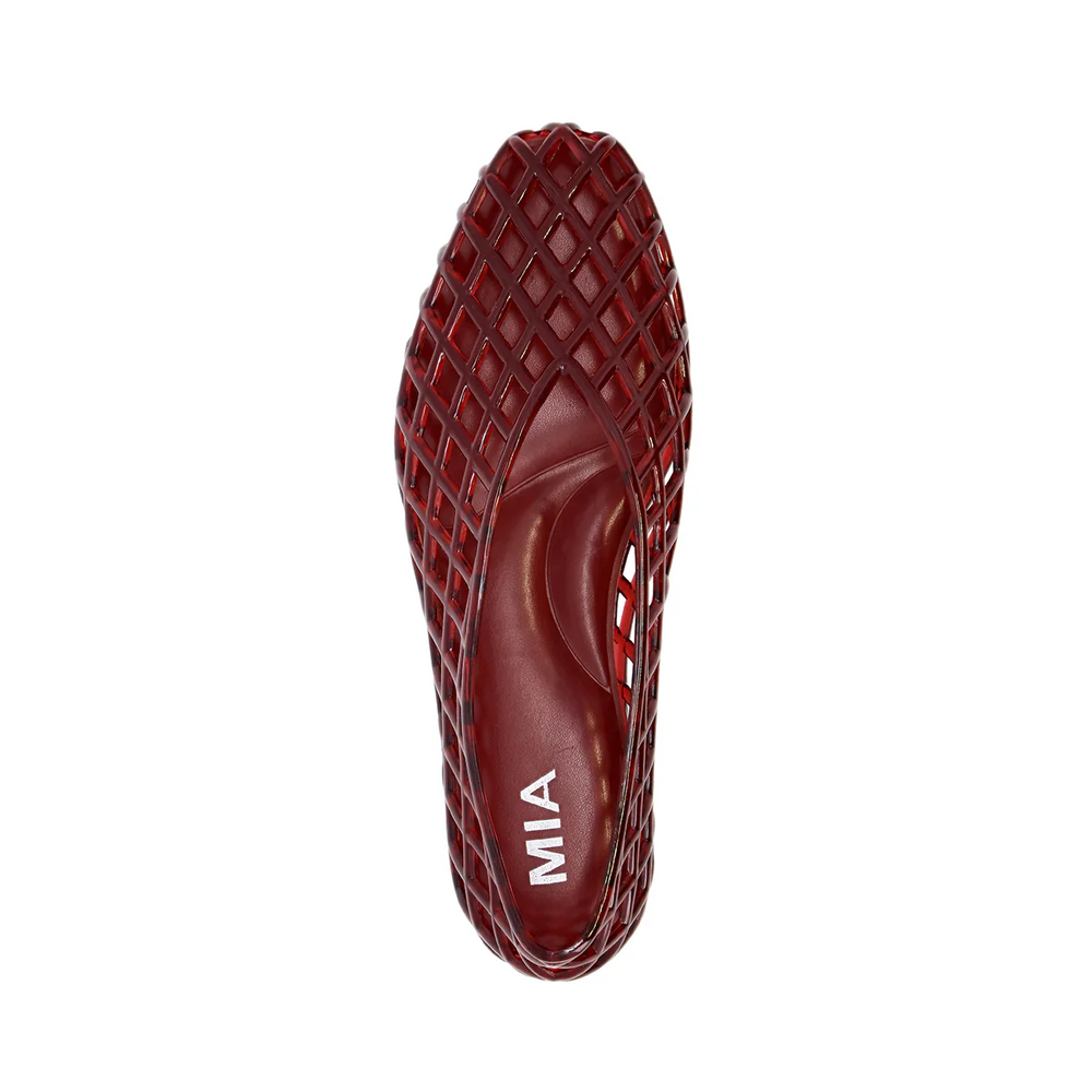 MIA | Bali Flat in Burgundy Jelly