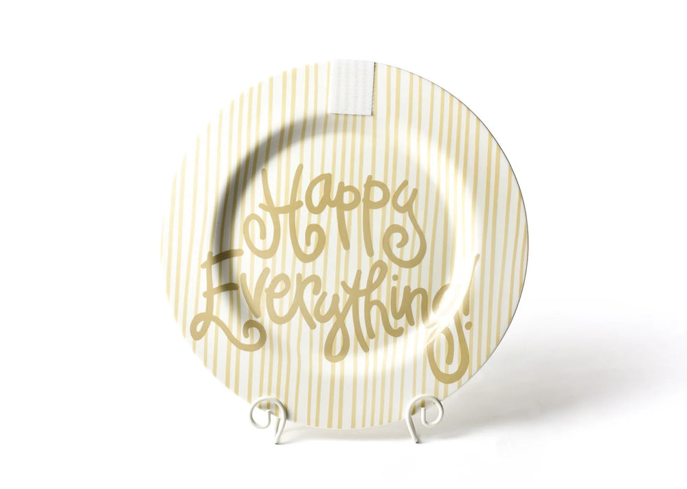 Happy Everything! | Neutral Skinny Stripe Happy Everything Big Platter