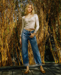 Vervet | Kate High Rise Cuffed Barrel Jean