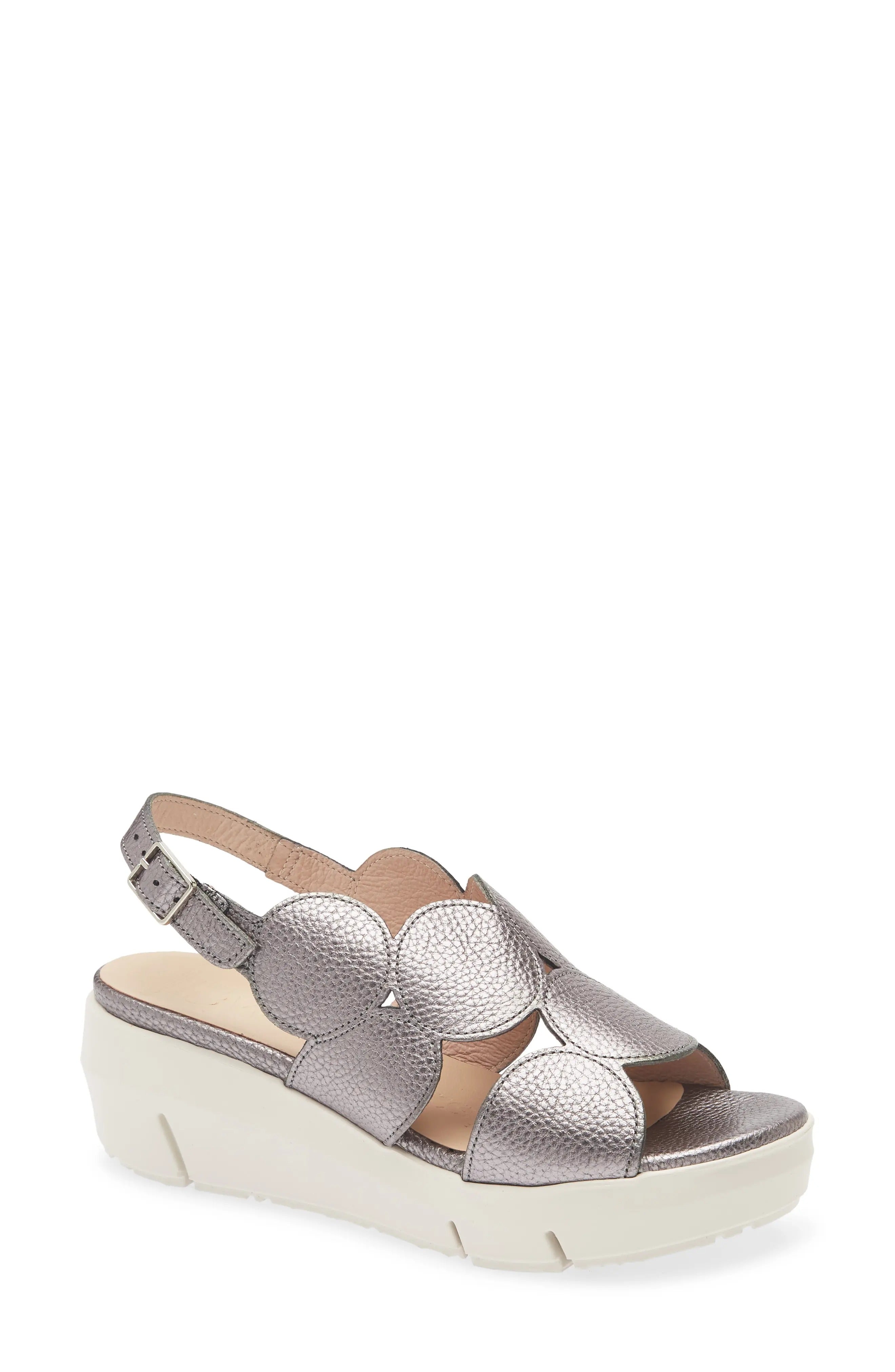 Wonders | Platform Sandal In Max Plomo