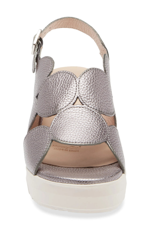 Wonders | Platform Sandal In Max Plomo
