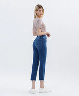 Vervet | Victoria High Rise Crop Straight Jeans