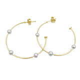 Erin Gray | Hoop No. 16 Small Gold with Sterling