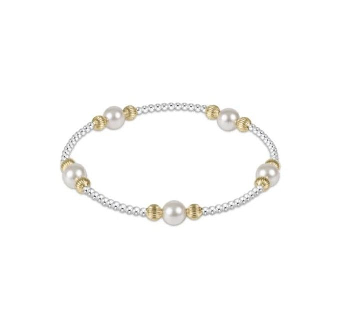 Enewton | Purpose Dignity Pearl 6mm Bracelet- Mixed Metal